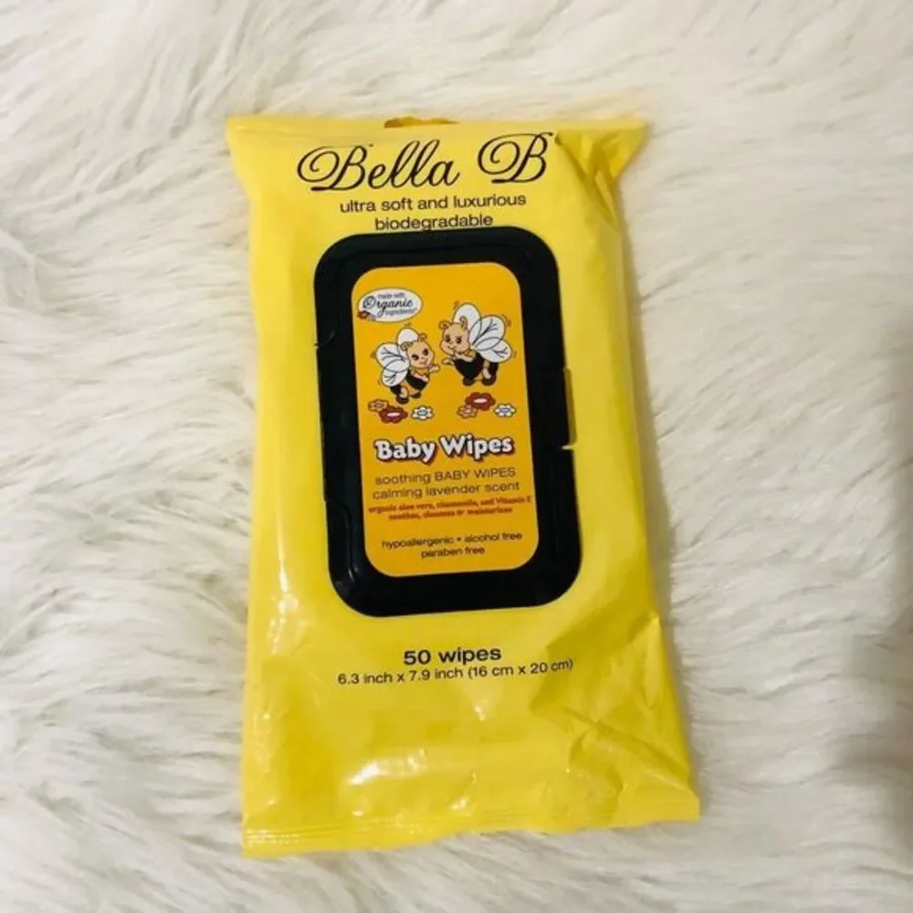 BELLA B Baby Set Honey Bum Baby Bottom Balm Daily Moisturizing Lotion Wipes‎ NEW
